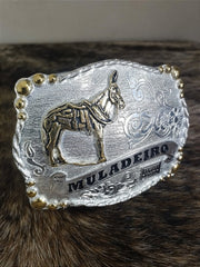 Fivela Muladeiro Cowboy Brand Master Country Tradicional