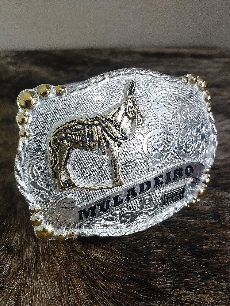 Fivela Muladeiro Cowboy Brand Master Country Tradicional