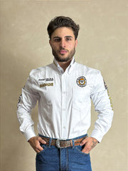Camisão Radade Masculina Country Bordada Rodeio Brands Cowboy