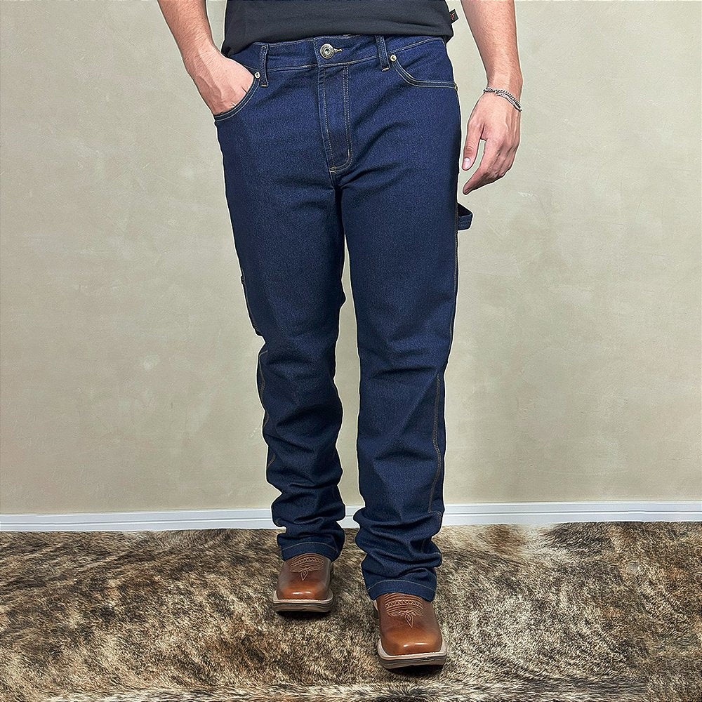 Calça Masculina Country Carpinteira Texana Cowboy Pura Raça