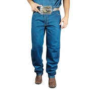Calça Jeans 100% Algodão Country Bordada Reforçada Texas Road