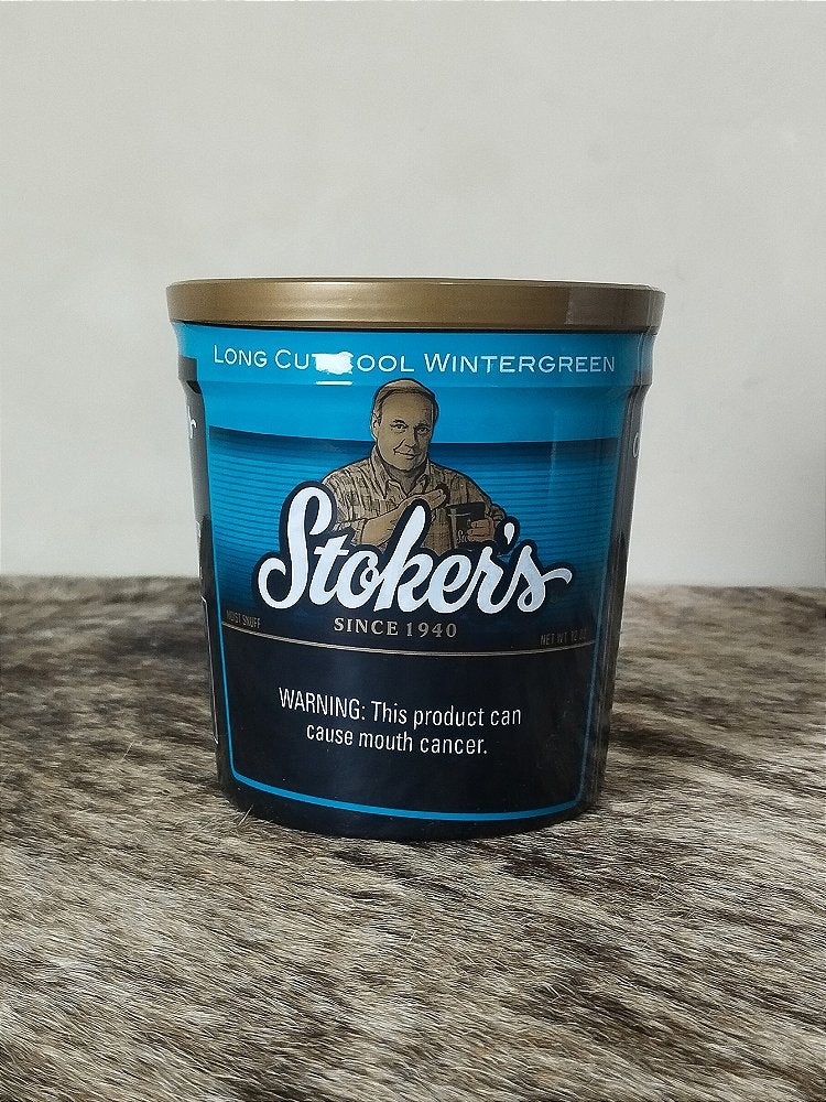 Fumo De Mascar Pote 340g Cool Wintergreen Stokers