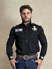 Camisão Masculina Radade Manga Comprida Riders Bordada Agro