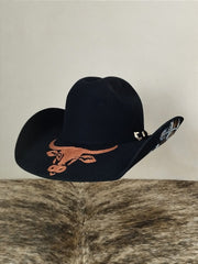 Chapéu Country Pralana Arena New Aba 11 Preto Personalizado