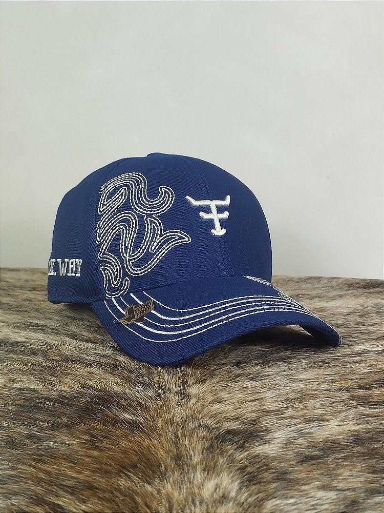 Boné Country Texas Farm Feminino Original Aba Curva Dragão