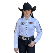 Camisete Feminina Country Manga Comprida Bordada Tx Cowboy 120x