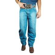 Calça Jeans Masculina 100% Algodão Tradicional Reta Texas Road