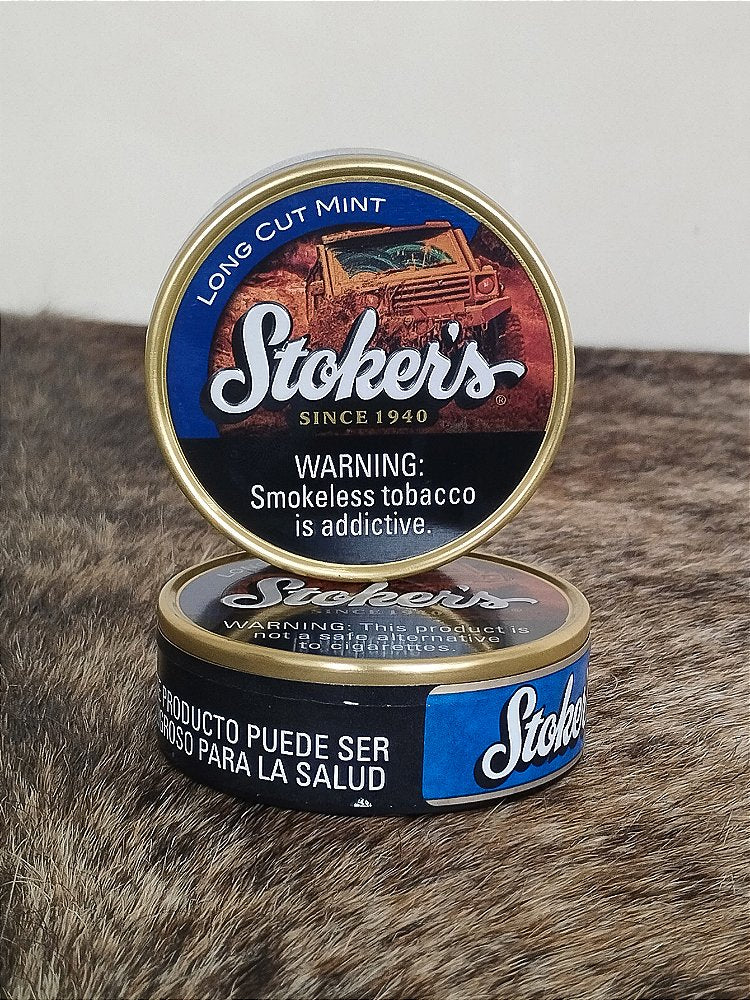 Fumo De Mascar Long Cut Mint Stokers