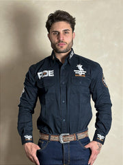 Camisão Masculina Radade Manga Comprida Riders Bordada Agro