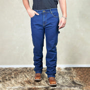 Calça Jeans Estilo Country Masculina Larga Rodeio Pura Raça