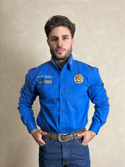 Camisão Radade Masculina Country Bordada Rodeio Brands Cowboy