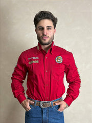 Camisão Radade Masculina Country Bordada Rodeio Brands Cowboy