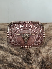 Fivela Ariat Country 11cm Western Premium Rodeio Bronze