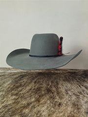 Chapéu Country Rodeio Pralana Biplay Com Pena Americano Agro