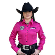 Camisete Feminina Country Manga Comprida Bordada Tx Cowboy 120x