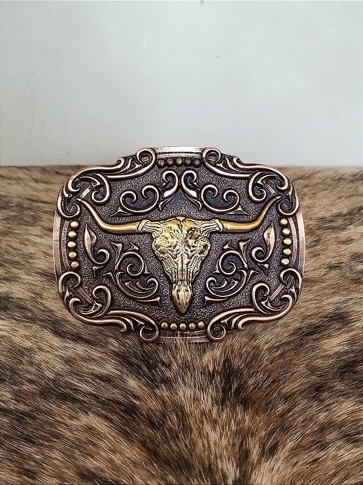 Fivela Ariat Country 11cm Western Premium Rodeio Dourado