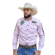 Camisa Country Masculina Bordada Rodeio Comitiva Tx Cowboy 120x