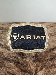 Fivela Ariat Country 11cm Western Premium Quadrado Preto