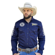 Camisa Country Masculina Bordada Rodeio Comitiva Tx Cowboy 120x