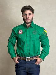 Camisa Radade Masculina Country Cowboy Bandeira Radade