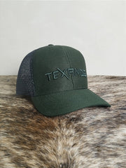 Boné Country Redinha Aba Curva Texanos Americano Farm Verde