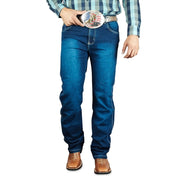 Calça Jeans Tradicional Lisa Farm Homem Com Lycra Os Boiadeiros