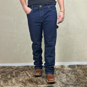 Calça Jeans Estilo Country Masculina Larga Rodeio Pura Raça