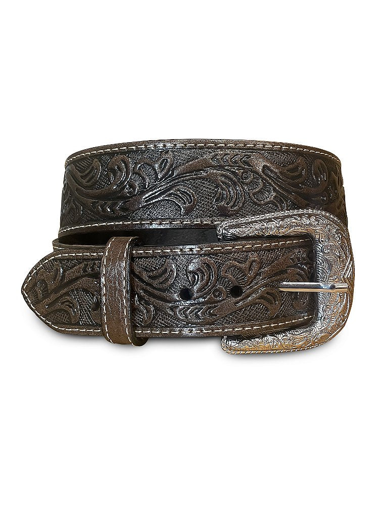 Cinto Country Cowboy Texano Marrom Claro Escuro Floral Agro