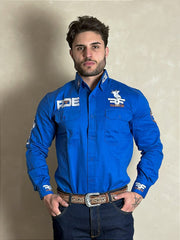 Camisão Masculina Radade Manga Comprida Riders Bordada Agro