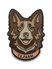 Pin Metalizado Texas Farm Broche Chapéu Texano Americano Top