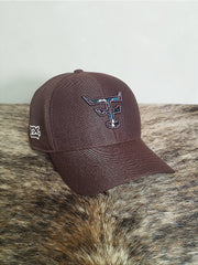 Boné Country Texas Farm Original Logo Camuflado Marrom