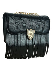 Bolsa Country Feminina Tiracolo Ombro Transversal Franja