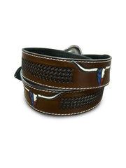 Cinto Country Infantil Cowboy Couro Long Horn Rodeio Agro