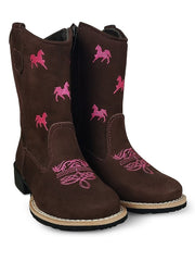 Bota Country Feminina Infantil Cano Longo Menina Top Jolimar