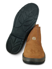 Botina Masculina Trabalho Couro Country Confort New Holland