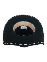 Chapéu Feminino Aba 10 Fita Lã Feltro Rodeio Cowboy Eldorado