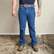 Calça Jeans Masculina Country Tradicional Elastano Cowboy