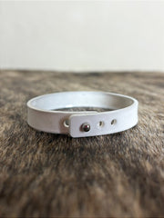Pulseira Country Silicone Ariat Farm Branco Premium Cowboy