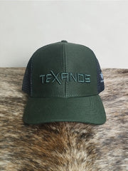 Boné Country Redinha Aba Curva Texanos Americano Farm Verde