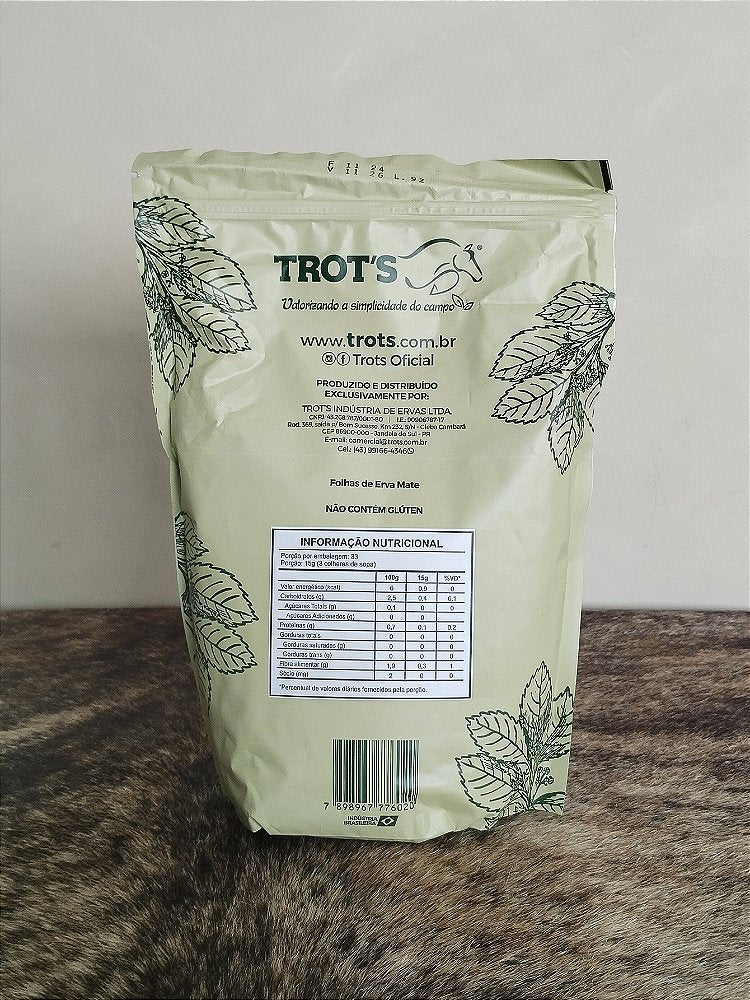 Erva Terere Trots Mate Premium Country Pura Folha 500g