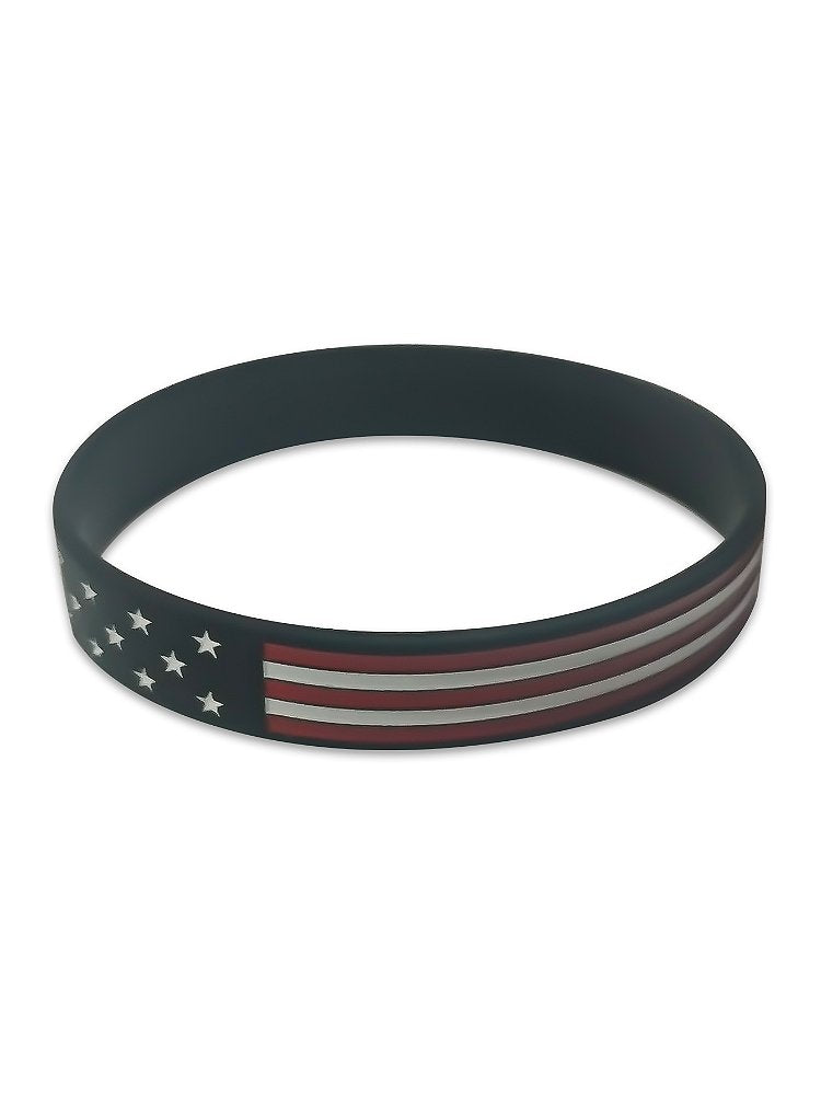 Pulseira Country Texas Farm Silicone Original Preto e Azul