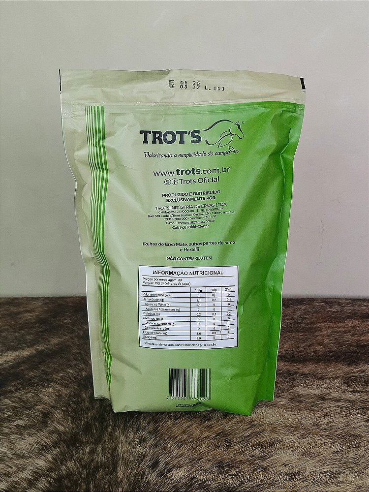 Erva Terere Trots Mate Premium Country Original Hortelã 500g