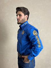 Camisão Radade Masculina Country Bordada Rodeio Brands Cowboy