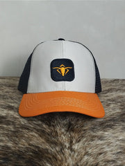 Boné Country Telinha Aba Curva Texanos Texas Trucker Laranja
