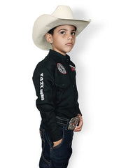 Camisão Country Infantil Manga Comprida Algodão Cowboy 120x