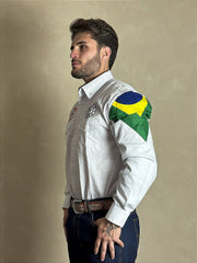 Camisa Radade Masculina Country Cowboy Bandeira Radade
