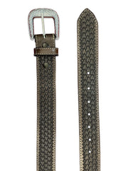 Cinto Country Cowboy Texano Marrom Claro Escuro Escamado Top