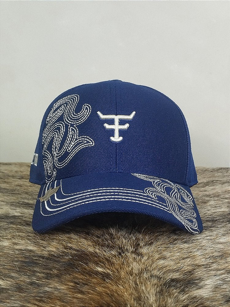 Boné Country Texas Farm Feminino Original Aba Curva Dragão