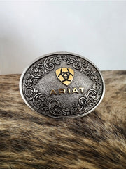 Fivela Ariat Country 11cm Western Premium Redondo Prata