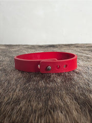 Pulseira Country Silicone Ariat Vermelho Premium Western Top